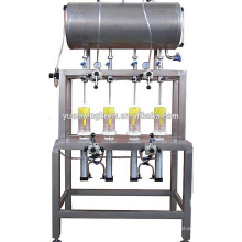 100bph~500bph small scale manual glass bottle beer filling capping machine